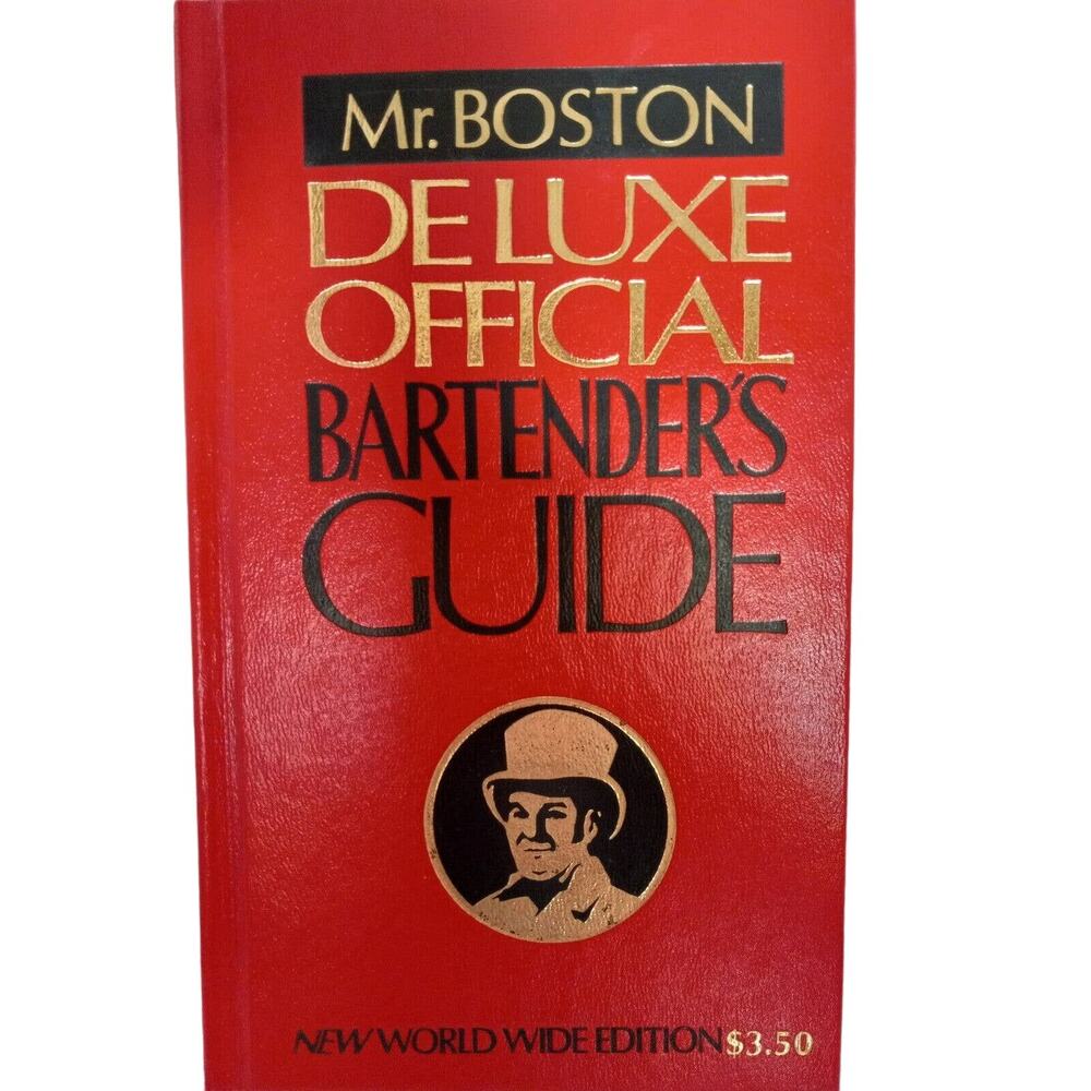 Mr. Boston Deluxe Bartender’s Guide 1979 Hardcover Drink Recipe Book